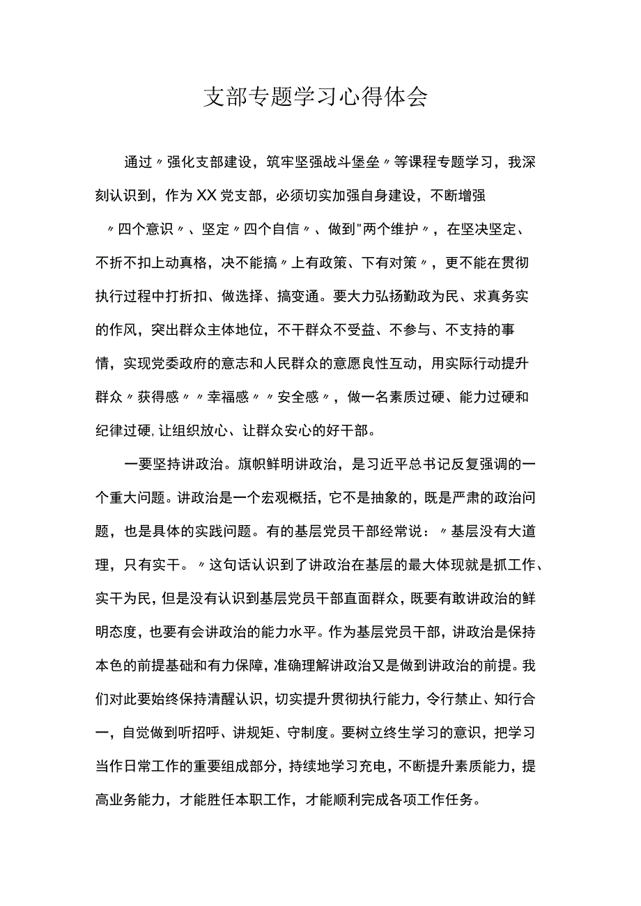 支部专题学习心得体会.docx_第1页