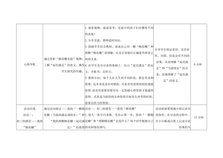 苏教版（南大版）九年级心理健康教育全册教案教学设计.docx_第3页