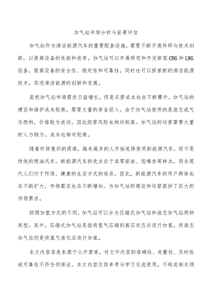 加气站市场分析与前景评估.docx