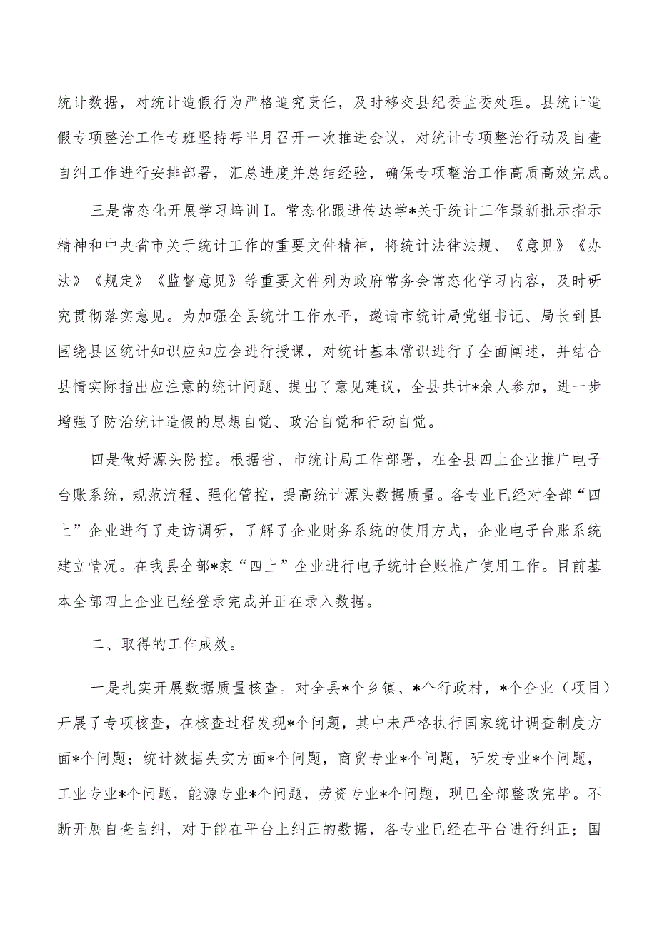 统计造假整治工作总结.docx_第2页