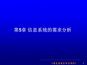 第5章信息系统的需求分析.ppt