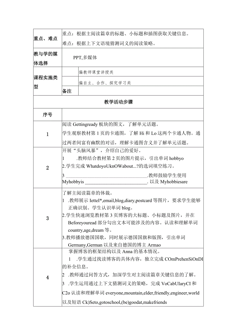 《Unit1Anna'sBlog》教学设计.docx_第2页