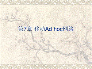 第7章移动Adhoc网络.ppt