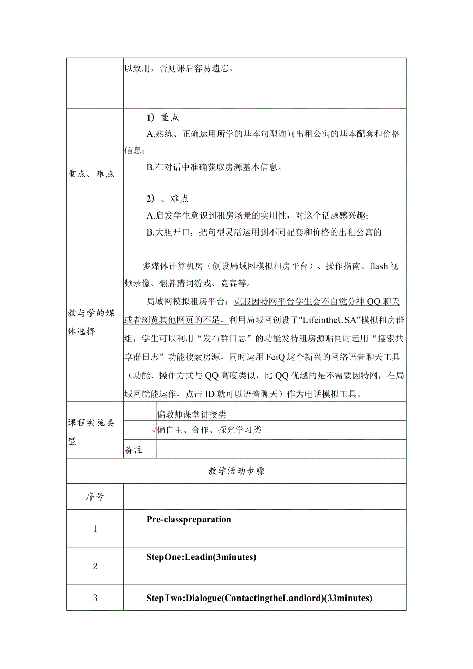 《apartment for rent教学设计.docx_第3页