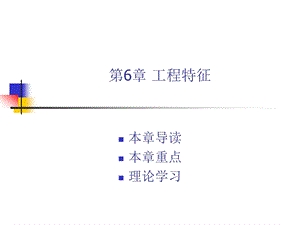 第6章工程特征.ppt