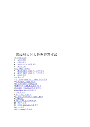 2023离线和实时大数据开发实战.docx