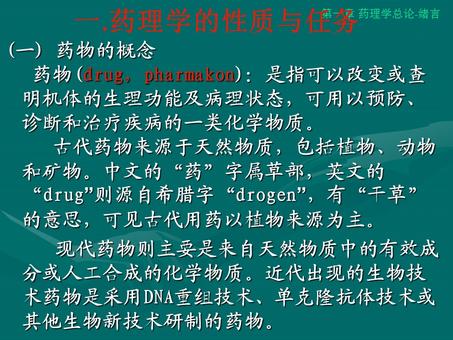 第一章药理学总论绪言名师编辑PPT课件.ppt_第2页