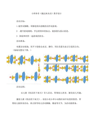 幼儿园优质公开课：小班体育《越过雨水洼》教学设计.docx