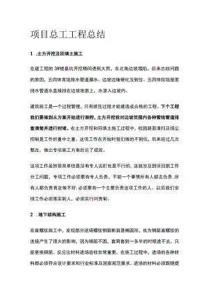 项目总工工程总结.docx