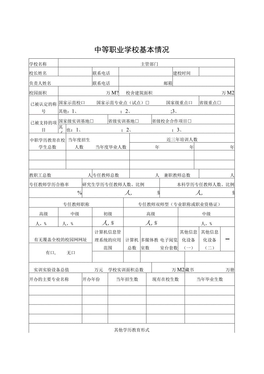 河北省中等职业学校骨干专业申报表.docx_第2页