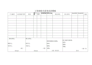 工伤保险关系变动表模板.docx