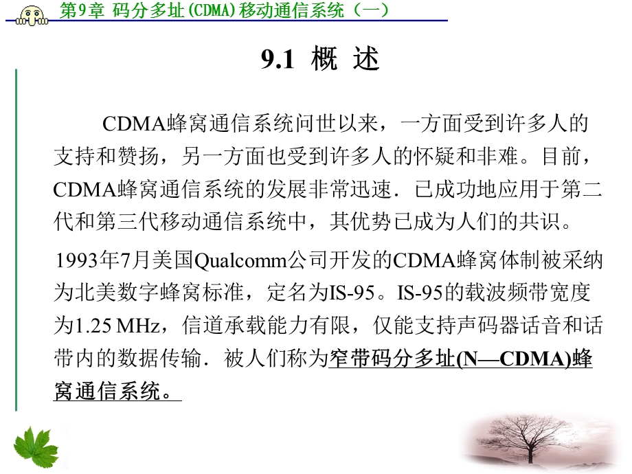 第9章 码分多址(CDMA)移动通信系统(一).ppt_第2页