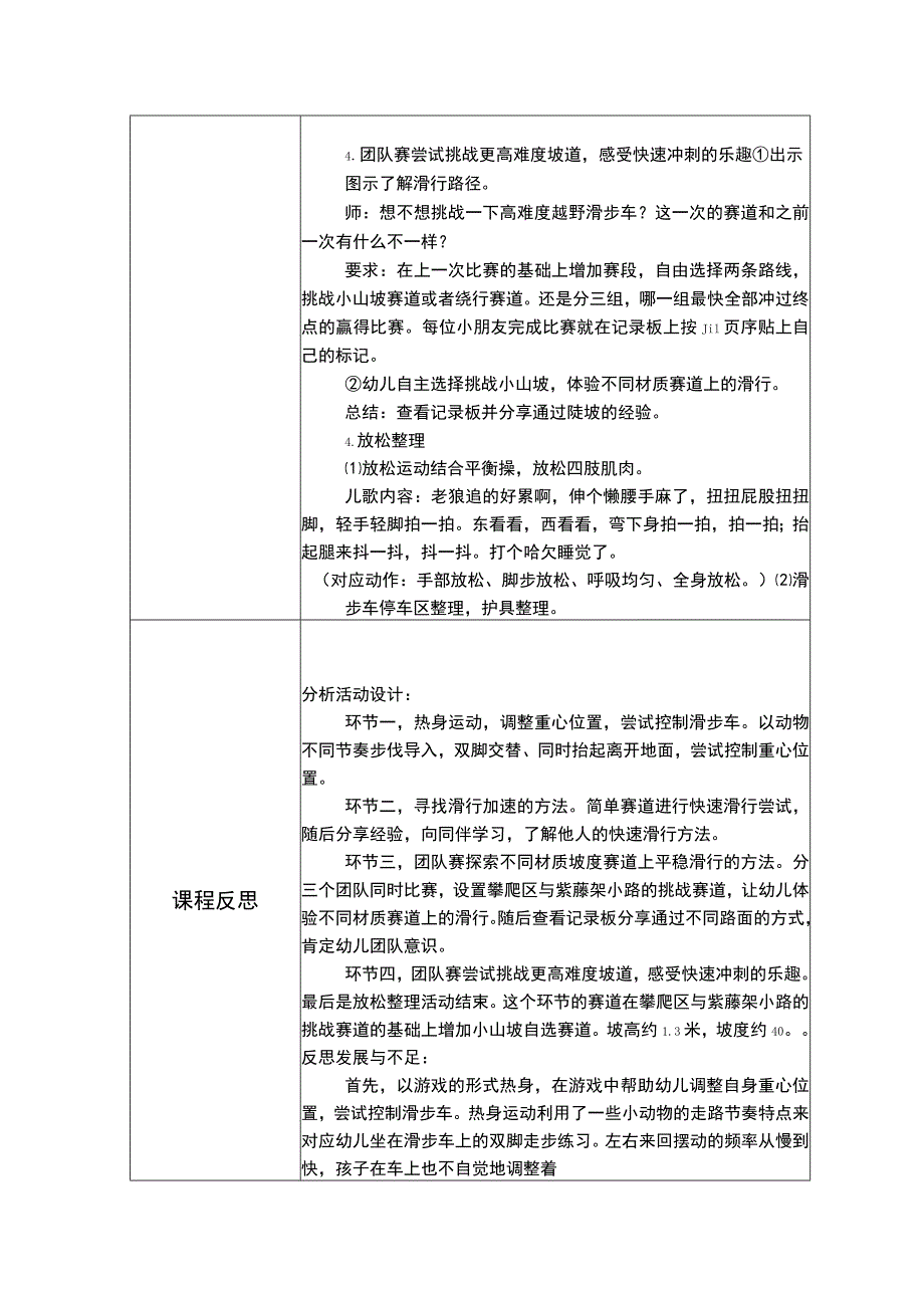 幼儿园优质公开课：大班体育《滑步向前冲》教学设计.docx_第3页