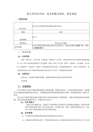 第五章项目内容、技术参数及要求、商务条款.docx