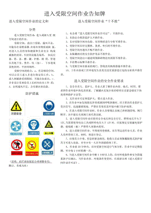 有限空间制度、规程、台账、作业票、检查表.docx