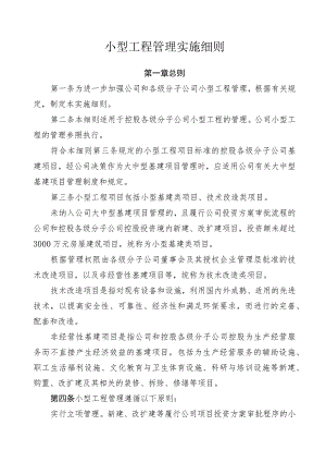 小型工程管理实施细则.docx