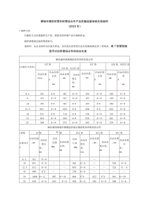 橡胶软管和软管组合件产品质量监督抽查实施细则.docx