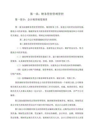 办公文档范本公司内控管理制度.docx