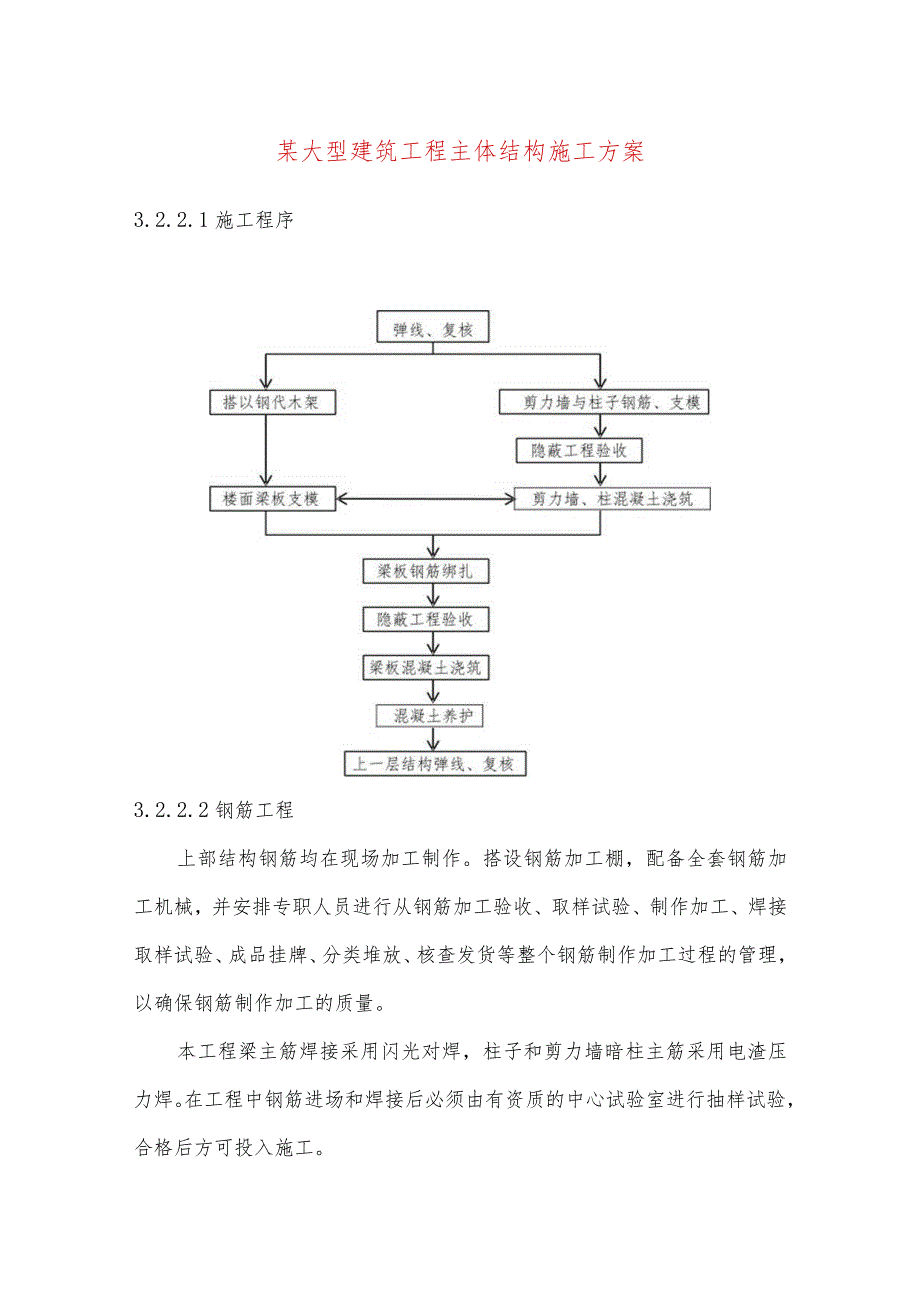 某大型建筑工程主体结构施工方案.docx_第1页