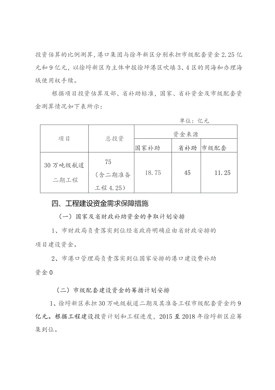 连云港港30万吨级航道二期及其准备工程市级筹资方案.docx_第3页