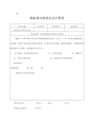 指标条目检査认定计算表.docx