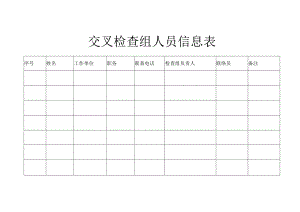 交叉检查组人员信息表.docx