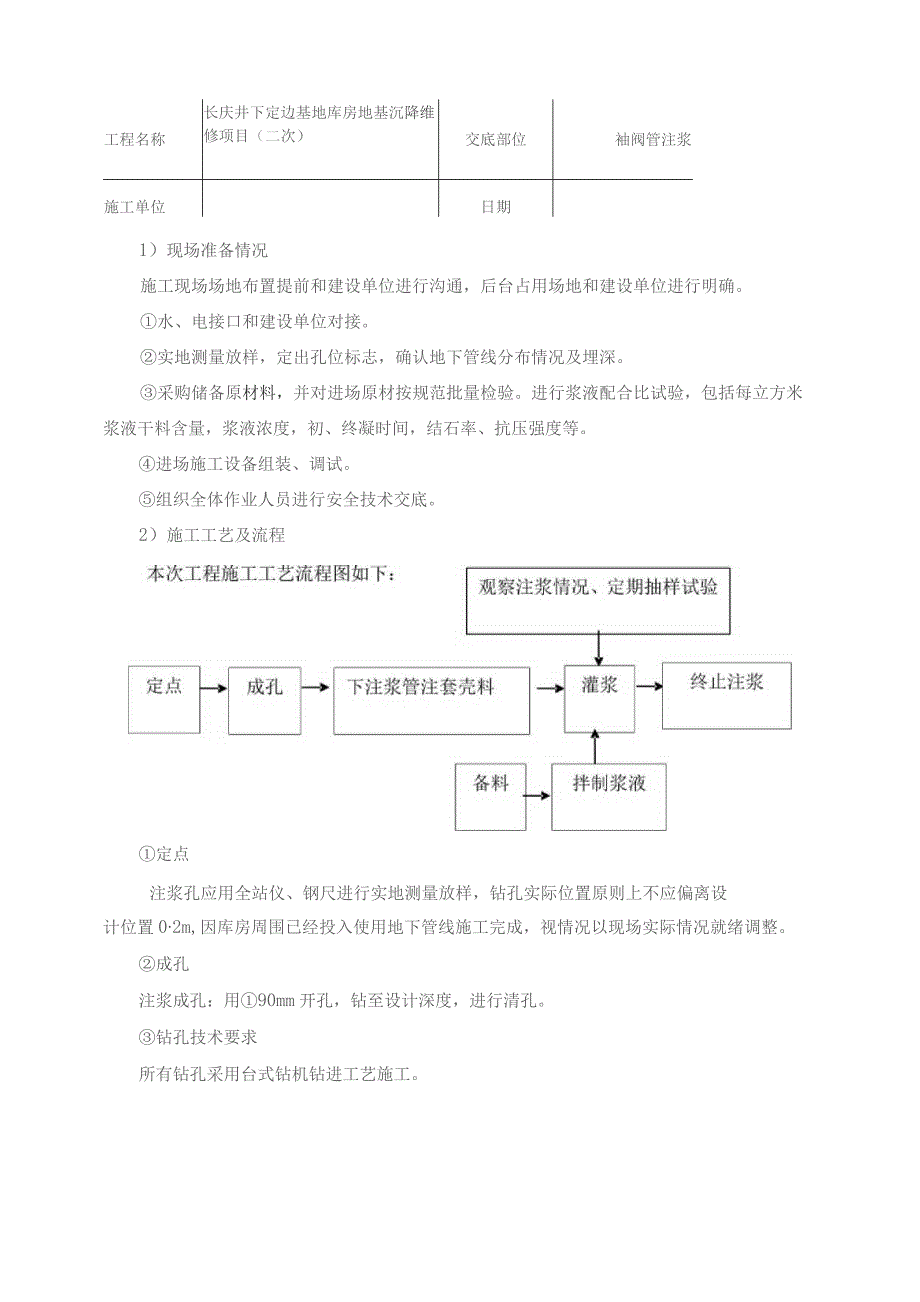 挡土墙袖阀管注浆技术交底.docx_第1页