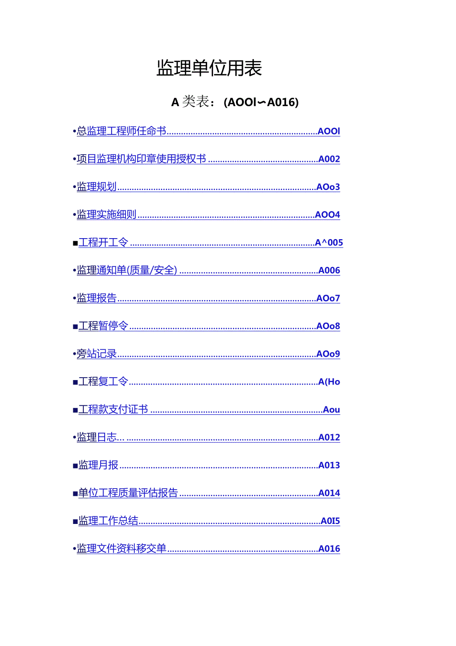 四川监理单位(全套)用表.docx_第1页