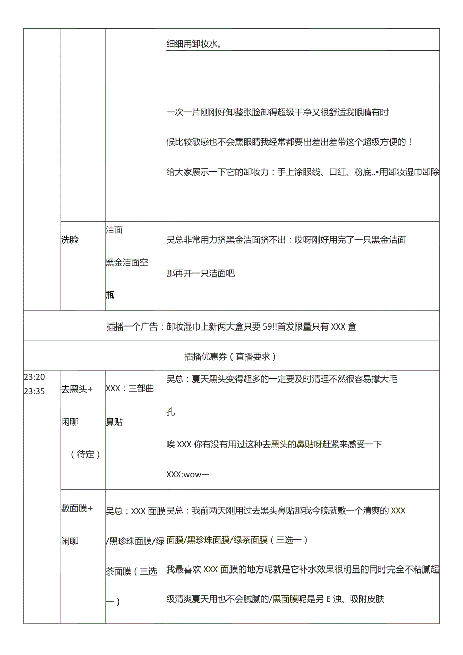 淘宝店铺直播流程脚本话术方案.docx_第2页