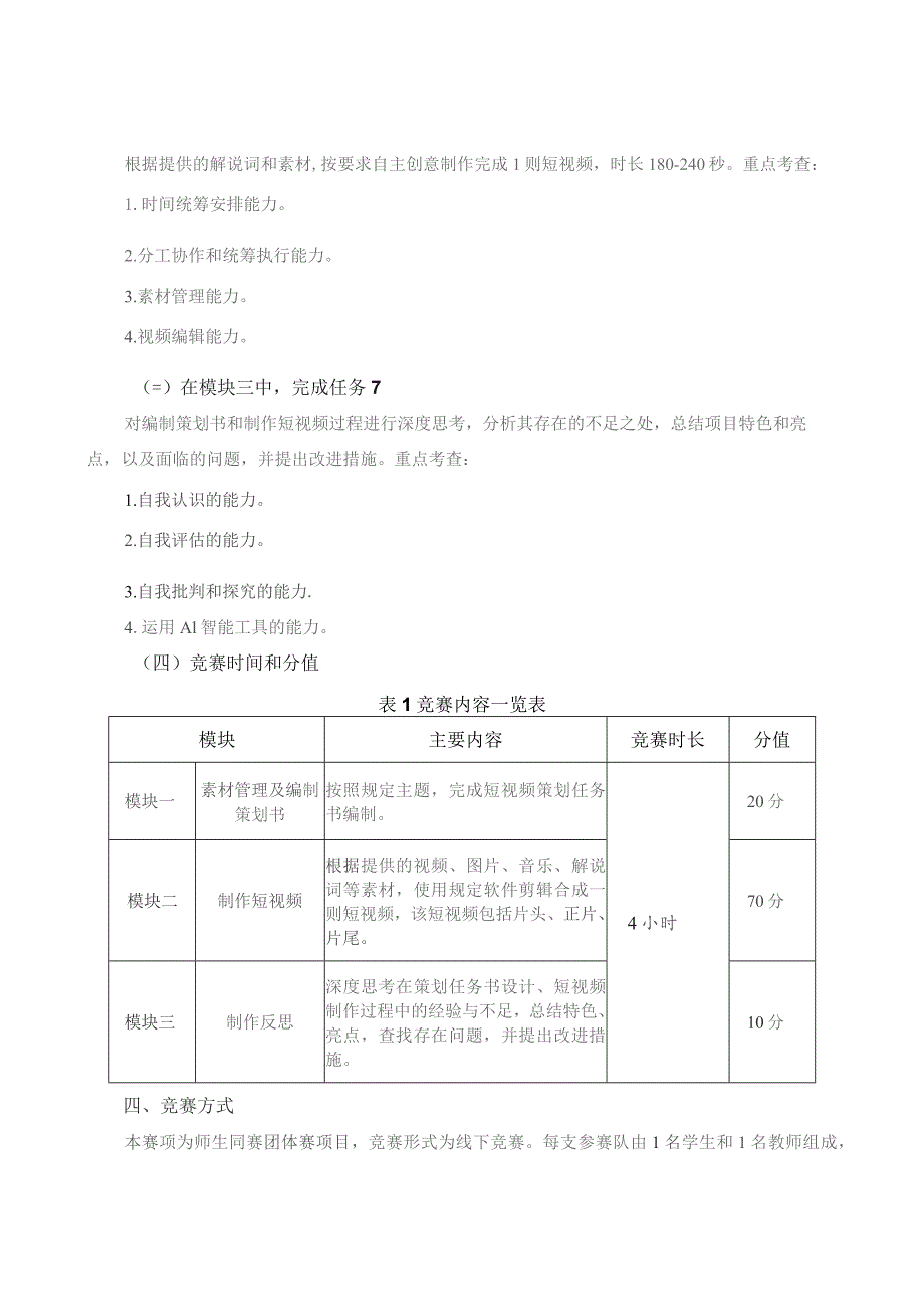 第十六届山东省职业院校技能大赛中职组“短视频制作”师生同赛赛项规程.docx_第2页