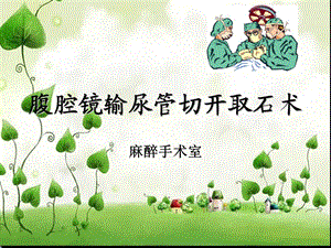 腹腔镜下输尿管切开取石术.ppt