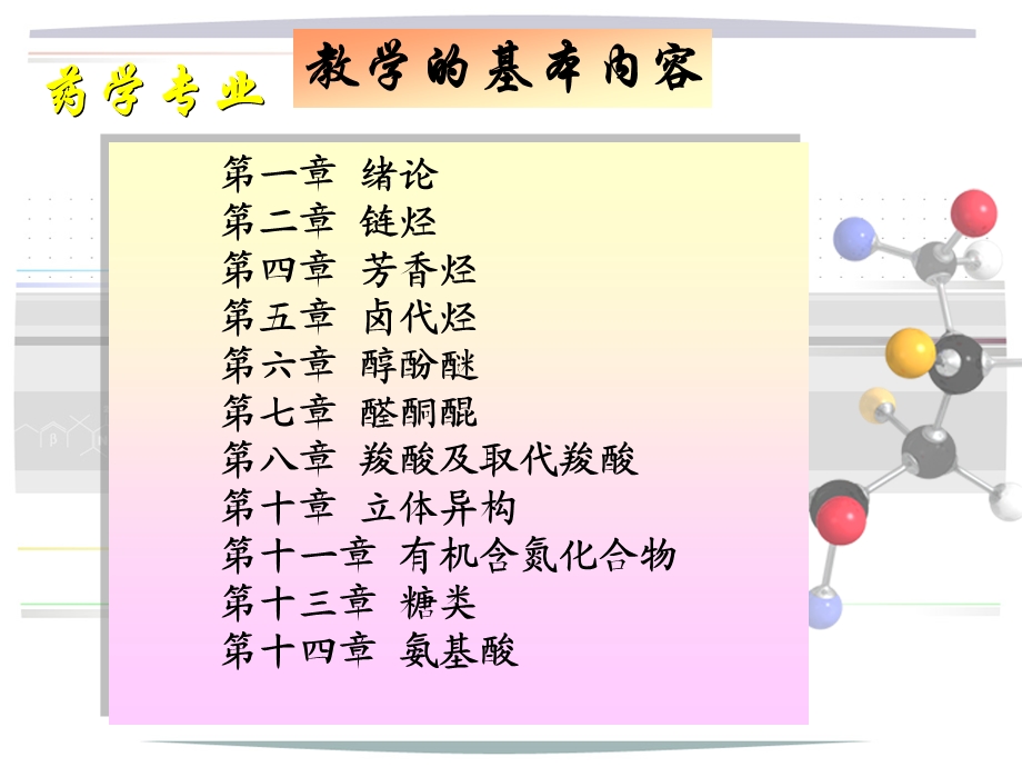 药学专业有机化学.ppt_第3页