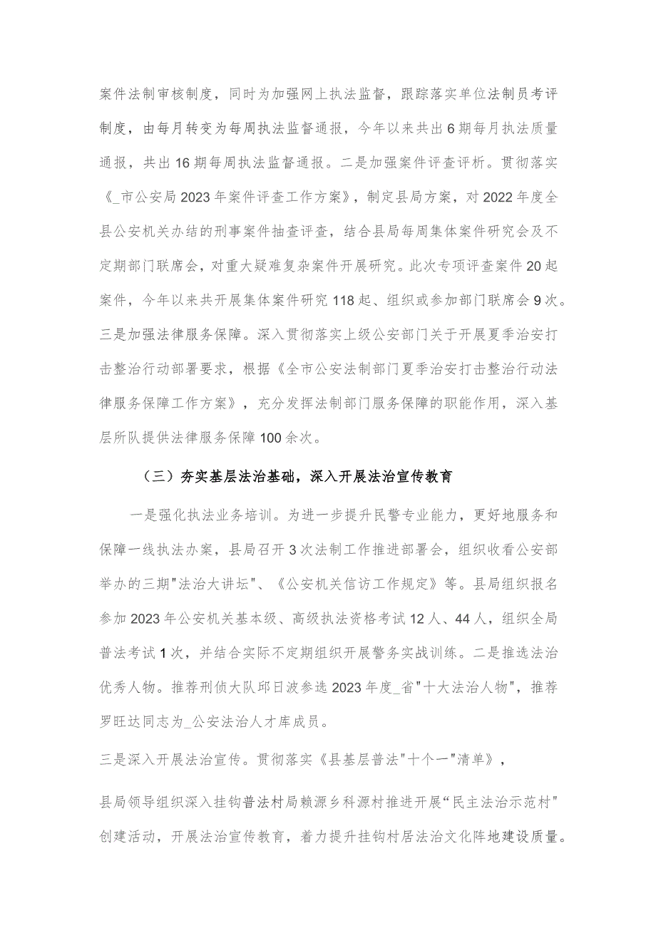 2023年推进法治政府建设工作总结及2024年工作思路供借鉴.docx_第2页