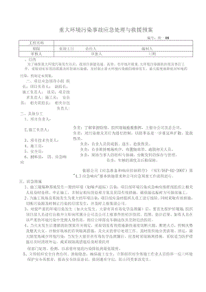 重大环境污染事故应急处理与救援预案.docx