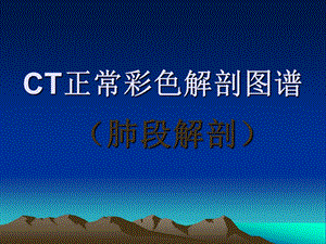 CT正常彩色解剖图谱.ppt