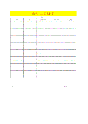 在职残疾人工资发放明细表（示例）.docx