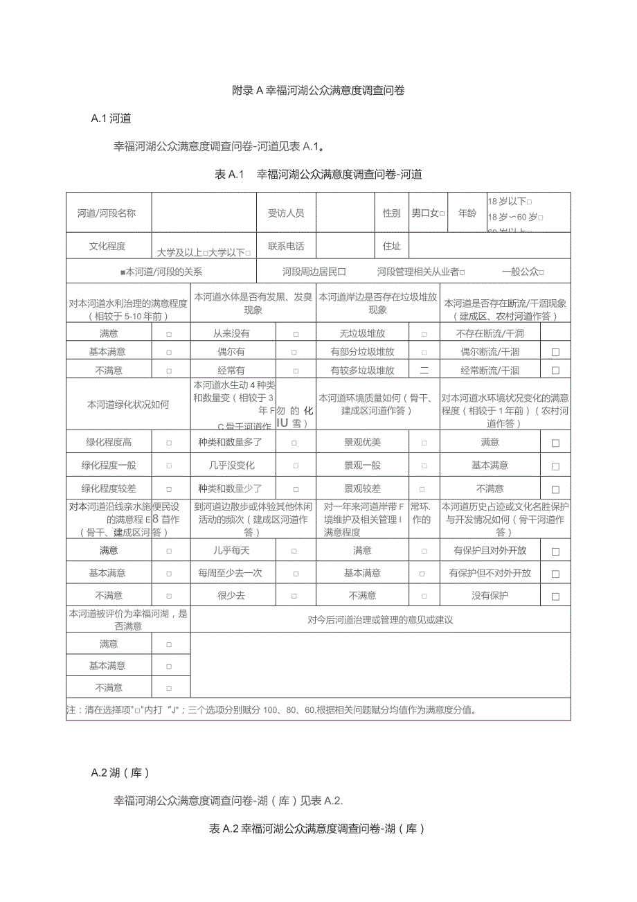 幸福河湖公众满意度调查问卷.docx_第1页