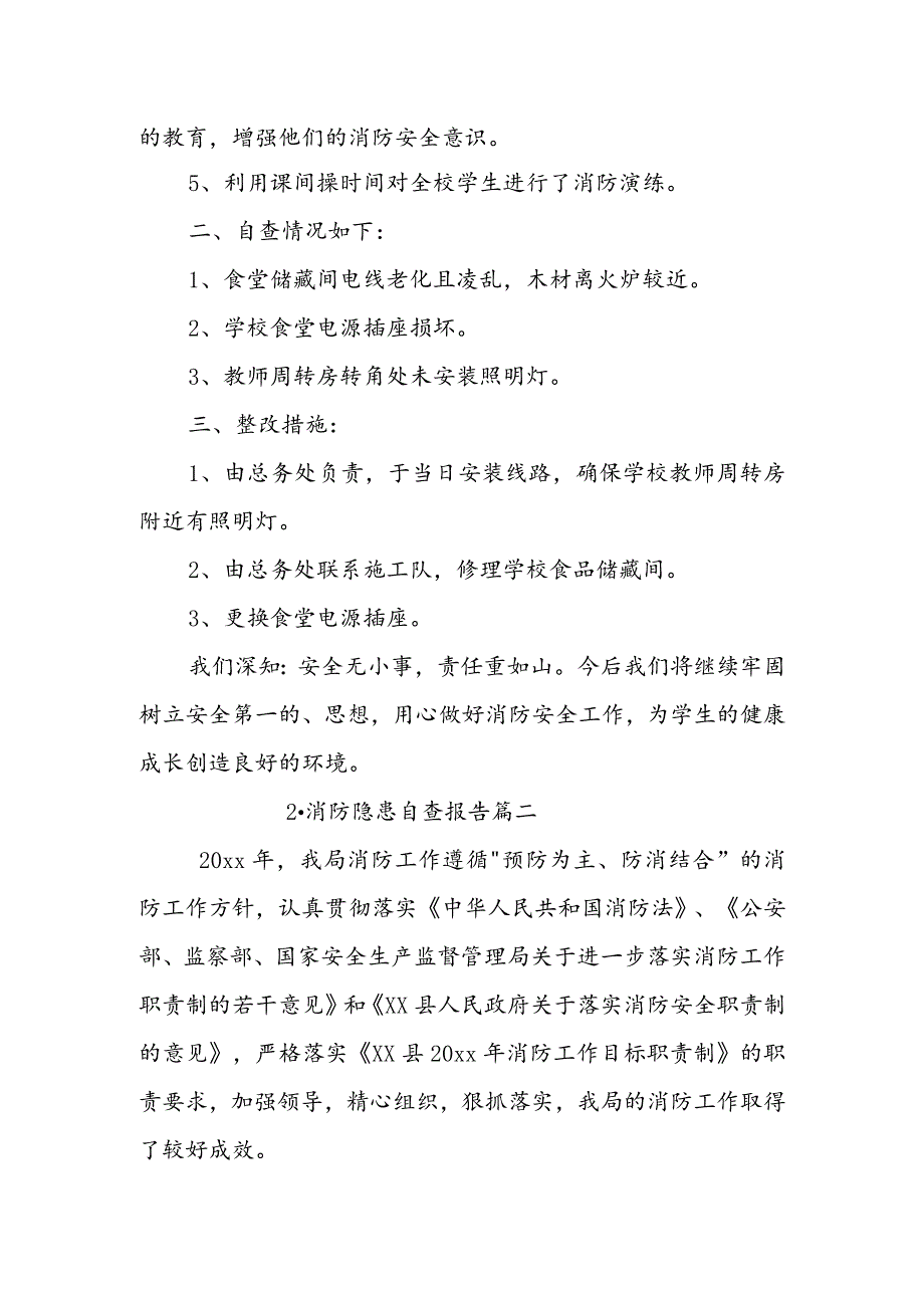 消防隐患自查报告.docx_第2页