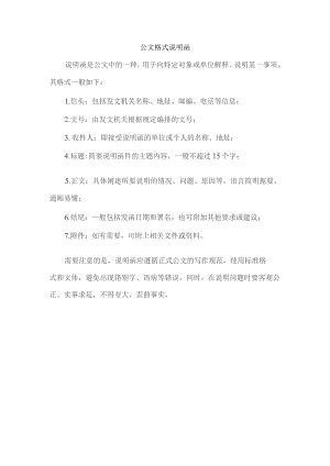 公文格式 说明函.docx