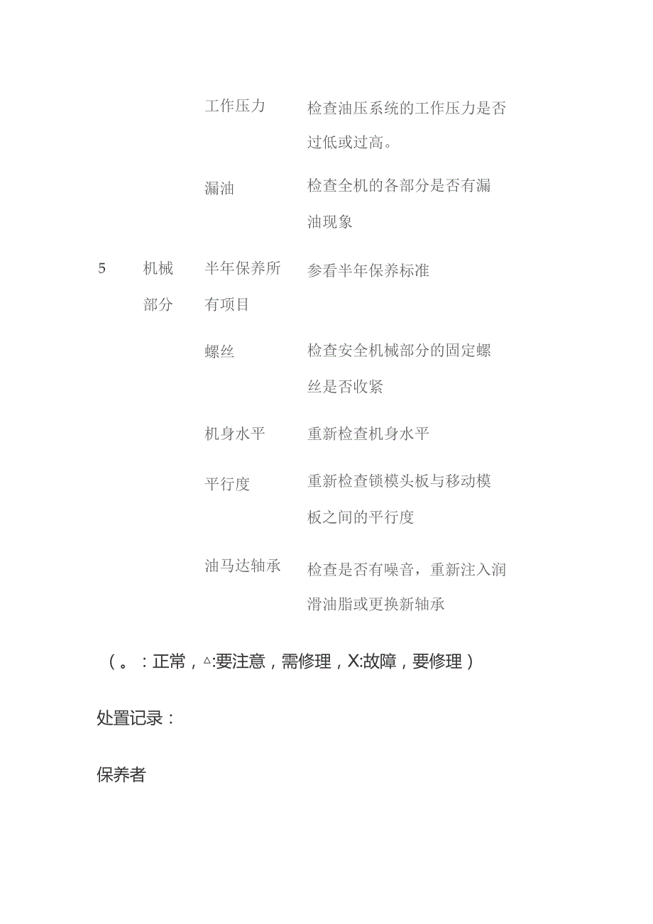 注塑机保养年点检表.docx_第3页