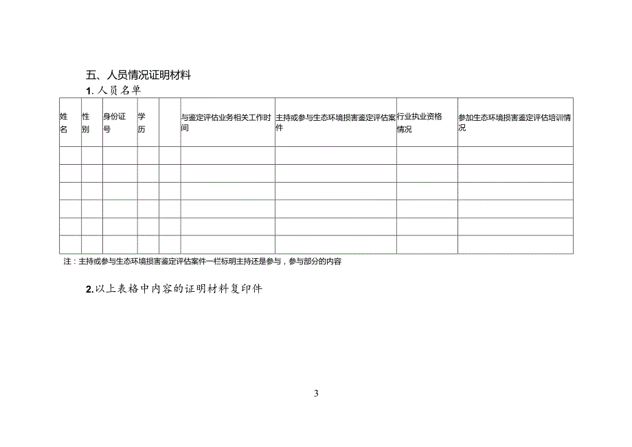 生态环境损害鉴定评估推荐机构申请表（样表.docx_第3页