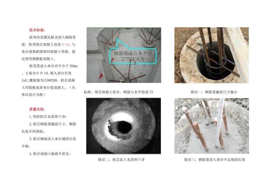 预应力管桩桩头处理及填芯施工标准.docx_第2页