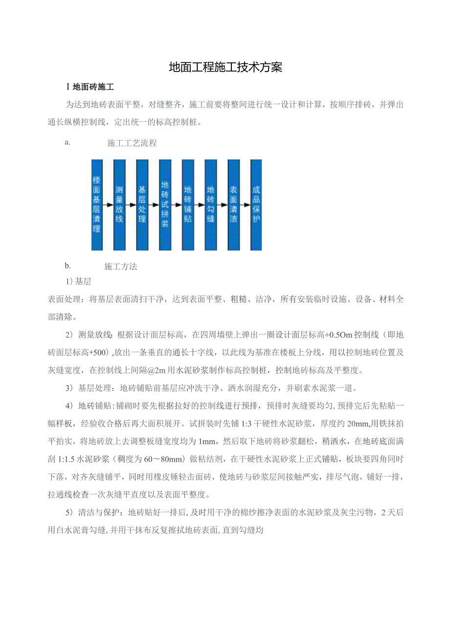 地面工程施工技术方案.docx_第1页