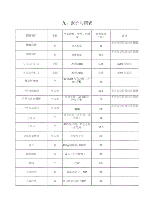 九、报价明细表.docx