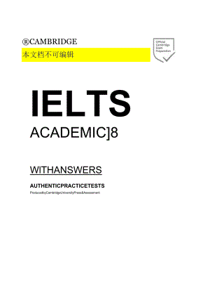 2023雅思官方考试指南IELTS 18.docx