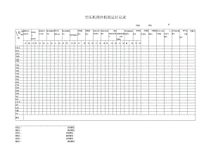 空压机预冷机组运行记录.docx