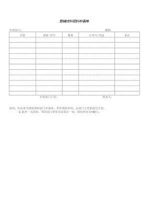 原辅材料领料申请单.docx