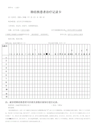 结核病人服药卡.docx