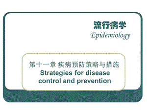 流行性疾病预防策略与措施.ppt