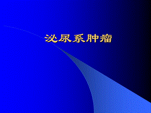 泌尿肿瘤.ppt